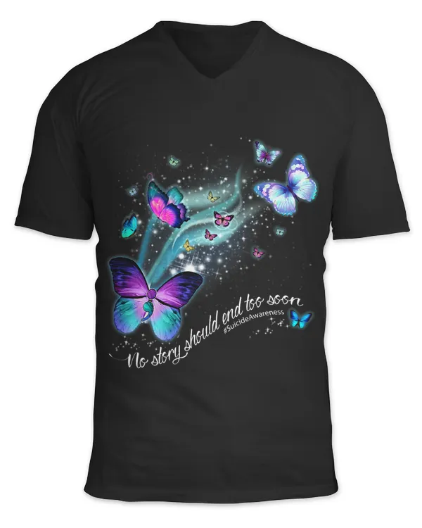 Unisex Jersey SS V-Neck T-Shirt