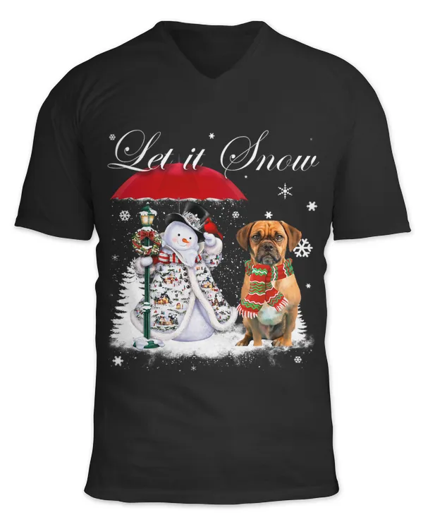 Puggle Santa Dog Christmas Snowman Xmas Pajama 328