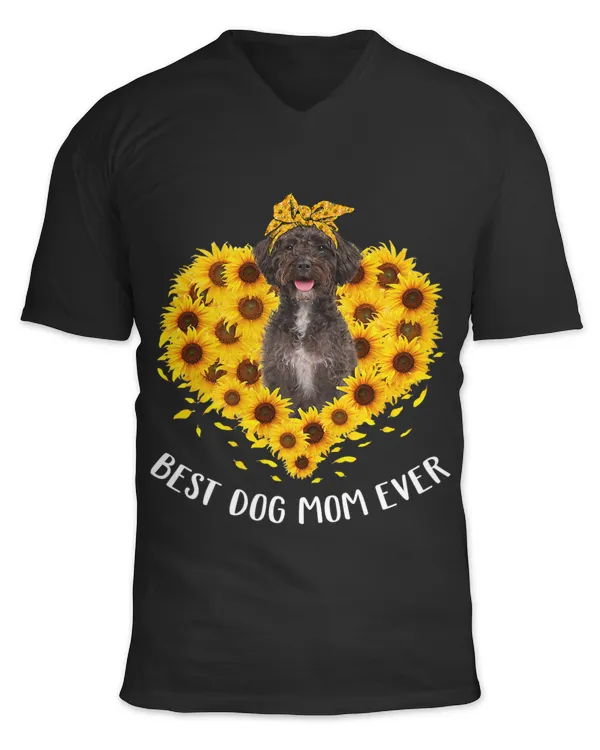 Schnoodle Mom Sunflower Dog Mom Women
