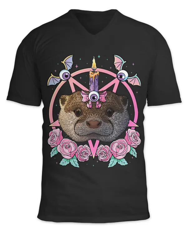 Pastel Goth Otter Pagan Creepy Menhera Otter