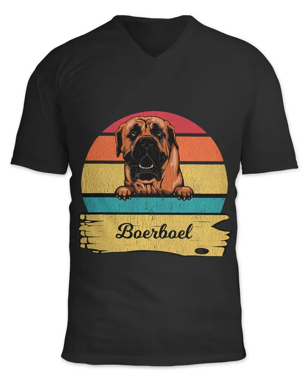 Dog . Retro Style Boerboel 3