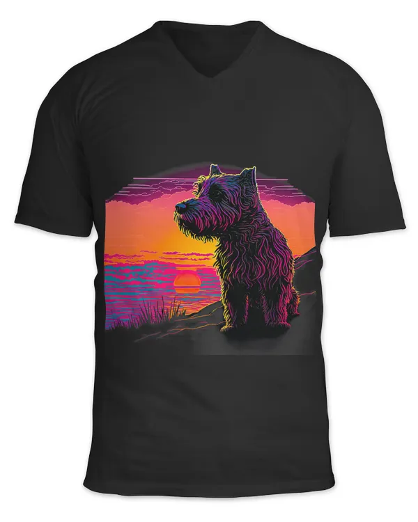 Retro Aesthetic Glen Of Imaal Terrier Dog 74