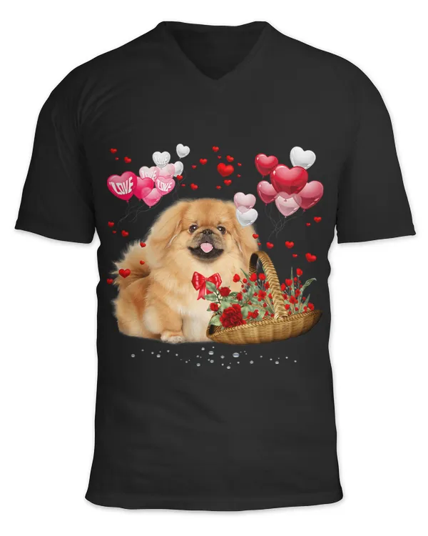 Cute Chow Chow Dog Balloon Heart Valentines Day Valentine 356
