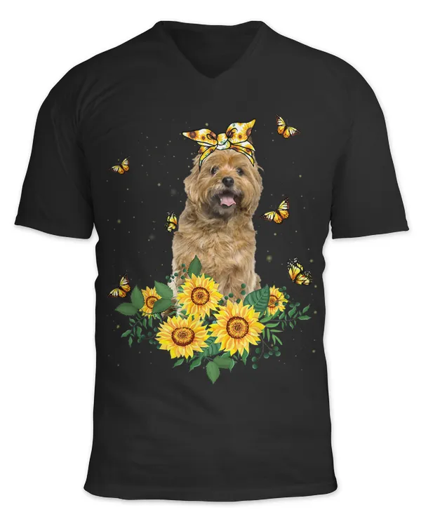 Girls Women Mom Cairn Terrier Dog Sunflower