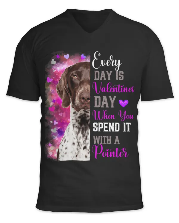 Womens Pointer Mom Funny Valentines Day Dog Lovers Sight Hound 1