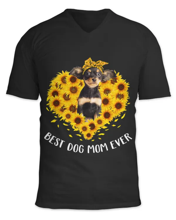 Russkiy Toy Mom Sunflower Dog Mom Women