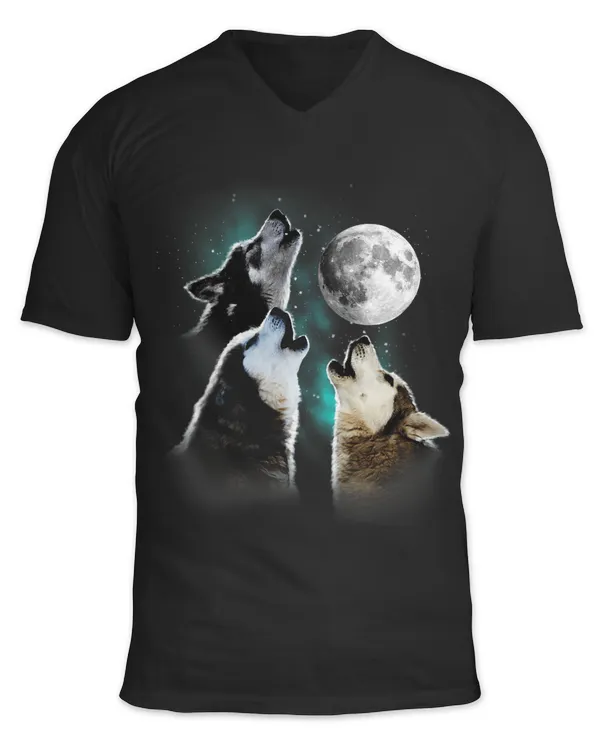 Siberian Husky Siberian Husky Howling At The Moon