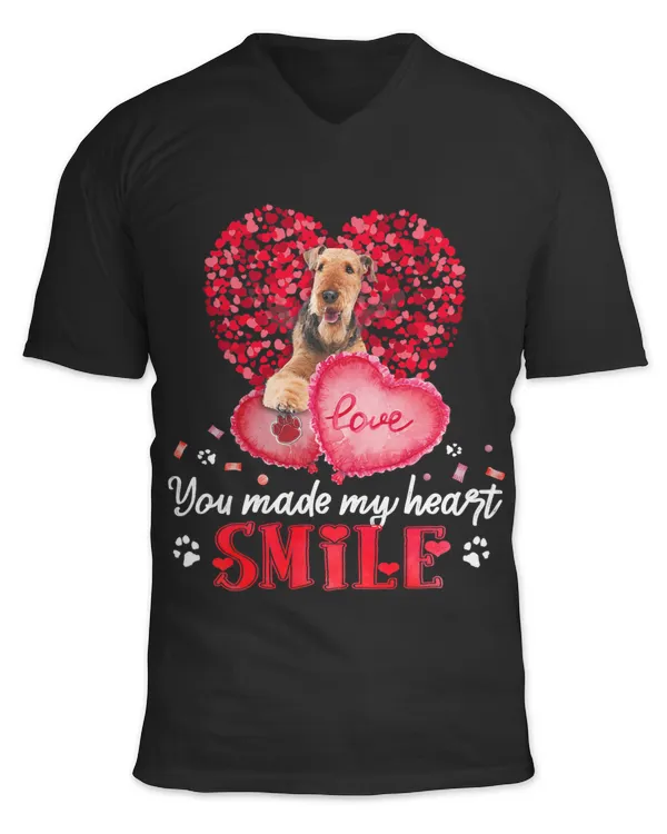 You Make My Heart Smile Airedale Terrier With Heart