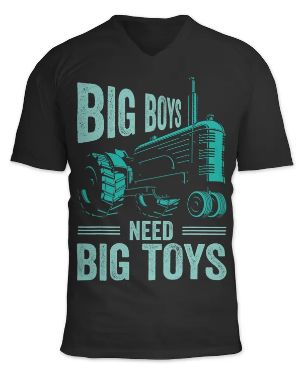 Big Boys Need Big Toys Farmer Tractor Tractors Farming