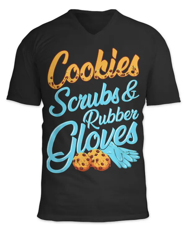 Cookies Scrubs and Rubber Gloves Christmas Nurse Gift
