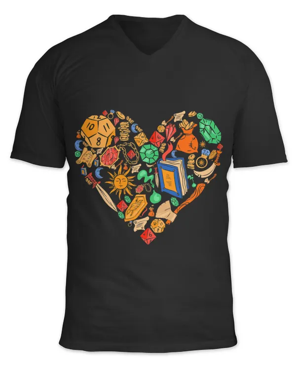 Unisex Jersey SS V-Neck T-Shirt