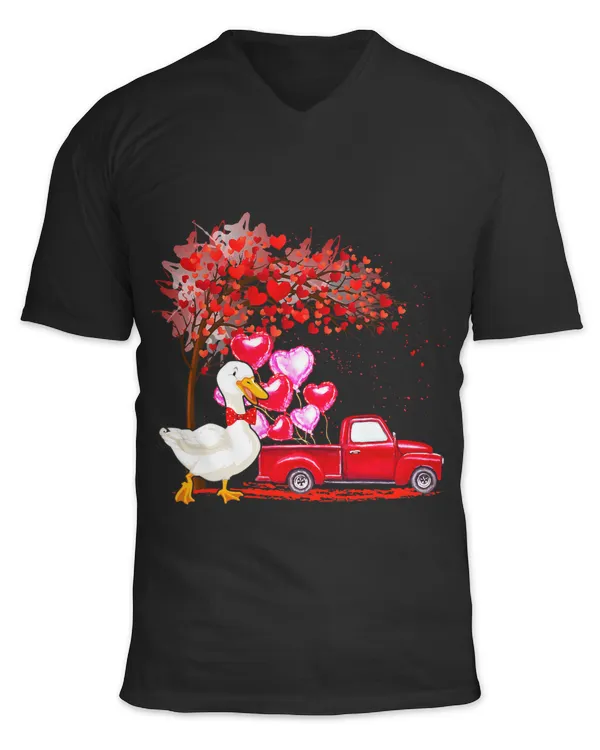 Duck Sunglasses Hearts Tree Pickup Truck Farmer Lover Couple