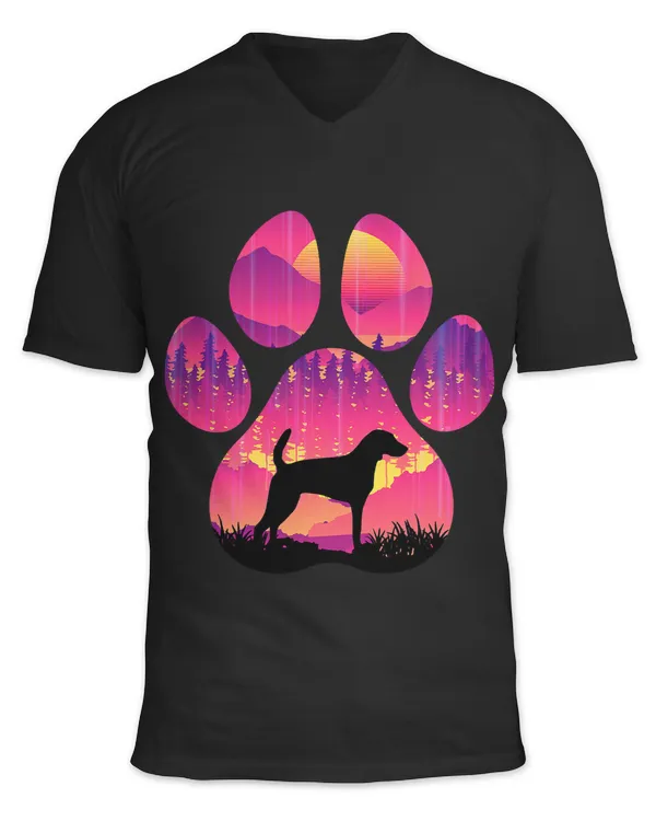 American Foxhound Paw Mom Dad Dog Lover Women Men 286