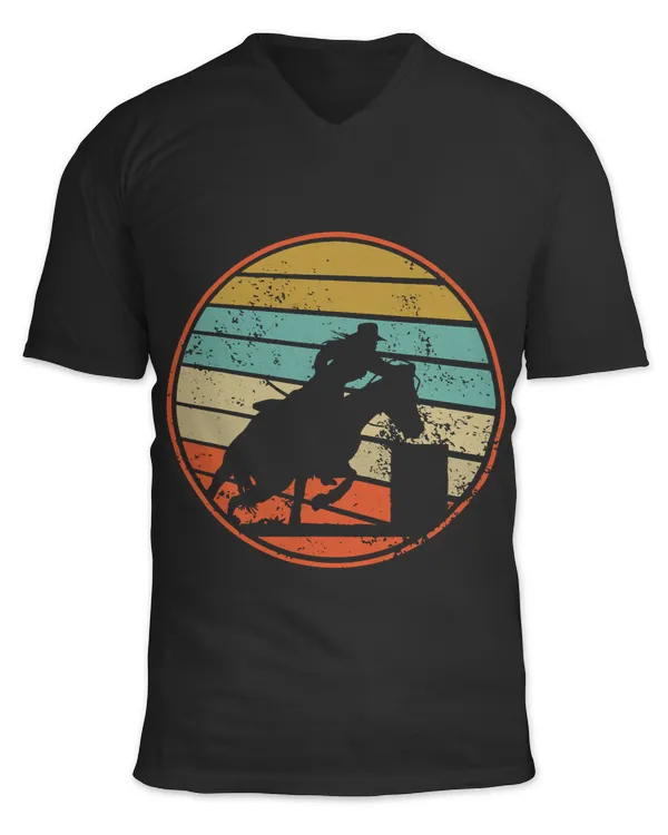 Barrel Racing Horse Lover Barrel Racer Vintage Rodeo Cowgirl