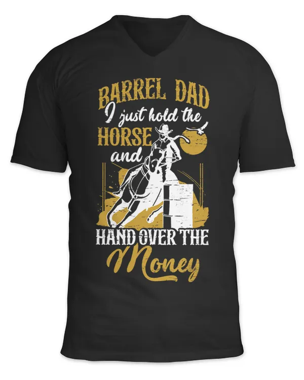 Barrel Racing Rodeo Equestrian Horse Barrel Racer Dad 1