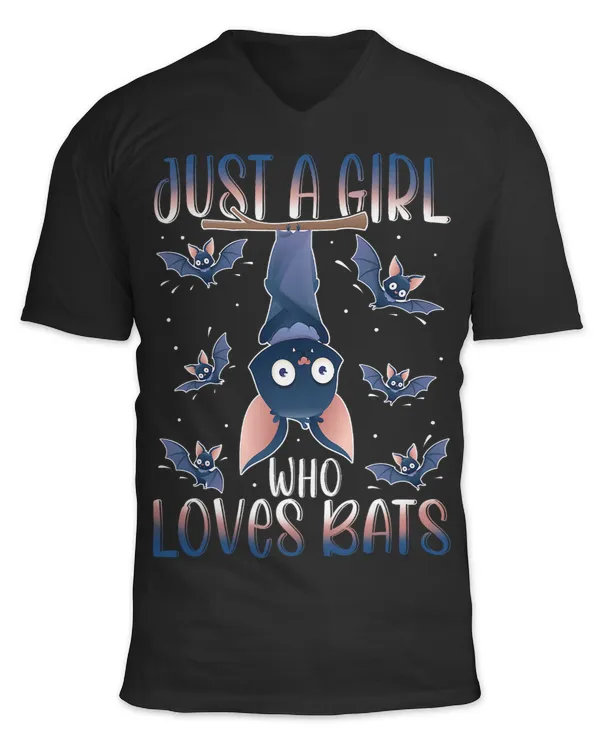 Bat Just a Girl Who Loves Bats Funny Bat Lover Gift