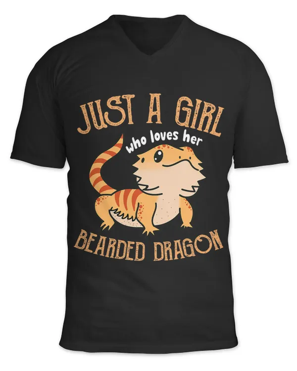 Bearded Dragon Lizard Just a Girl 1