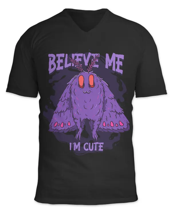 Believe Me Im Cute Gothic Mothman Cryptid Animal Folklore 518