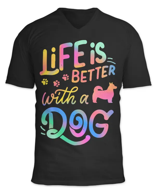 Unisex Jersey SS V-Neck T-Shirt