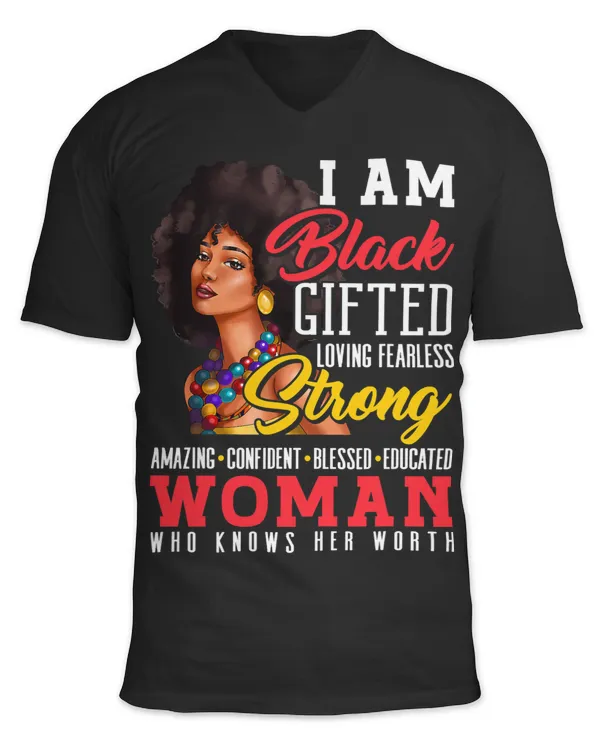 Black Gifted Loving Strong Woman Black History Month