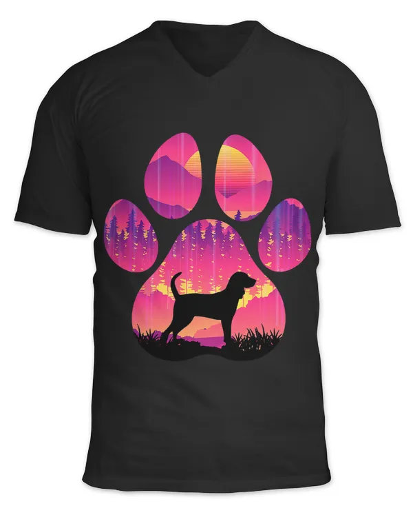 Bluetick Coonhound Paw Mom Dad Dog Lover Women Men 277