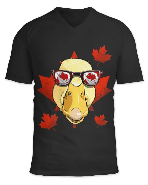 Canadian Duck Maple Leaf Patriotic Canada Flag 312