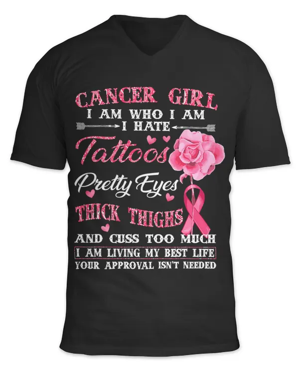 Cancer Girl I Am Who I Am Support Squad Cancer Awareness