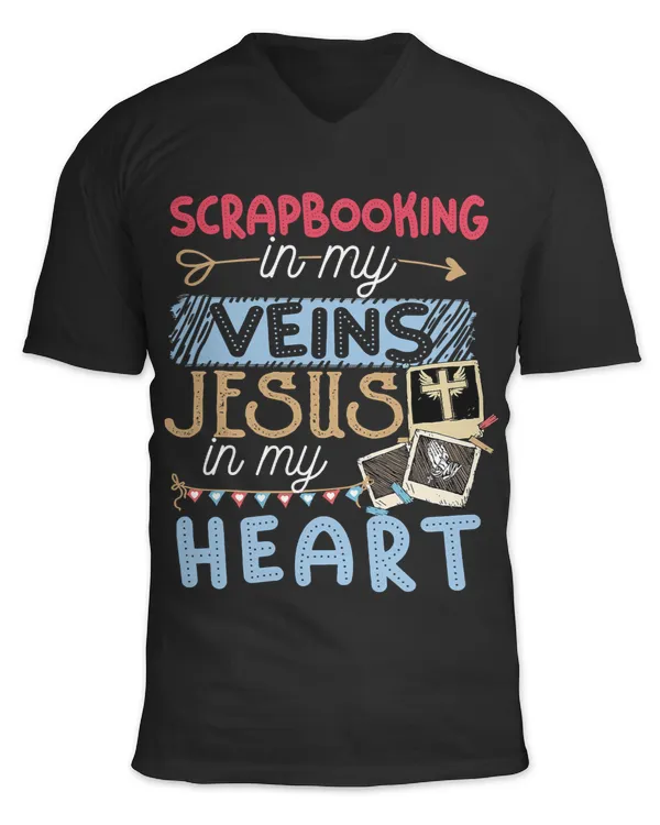 Unisex Jersey SS V-Neck T-Shirt