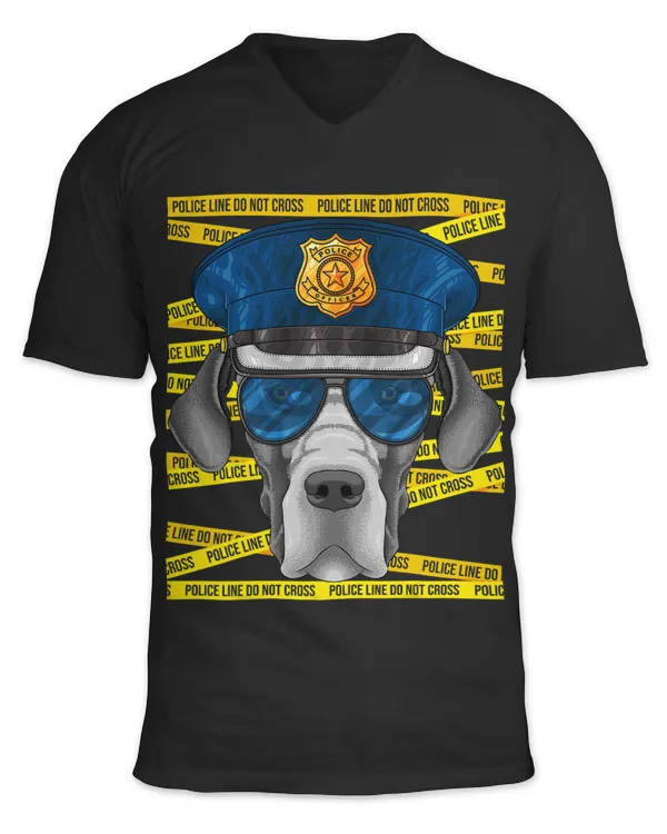 Great Dane Police Officer Policeman Funny Police Dog