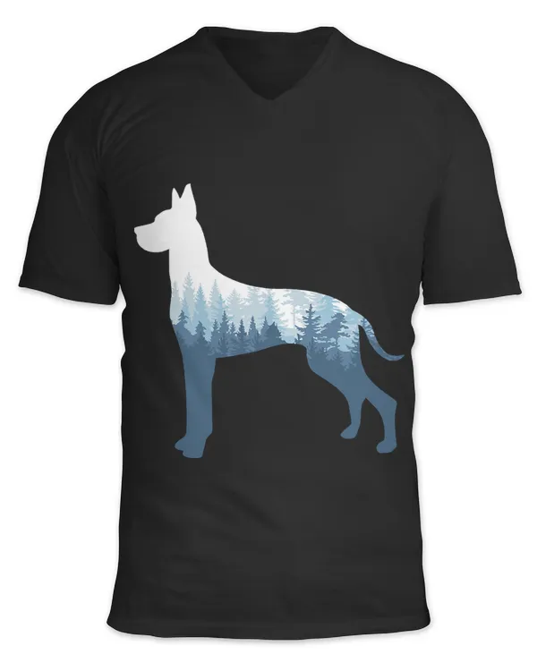 Great Dane Silhouette Dog Outdoor Nature