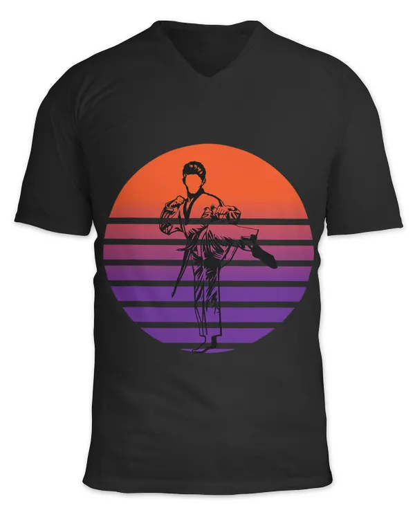 Great Taekwondo Fighter Retro Design Tae Kwon Do Korea