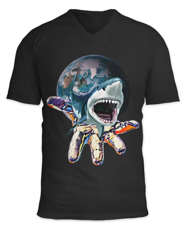 Unisex Jersey SS V-Neck T-Shirt