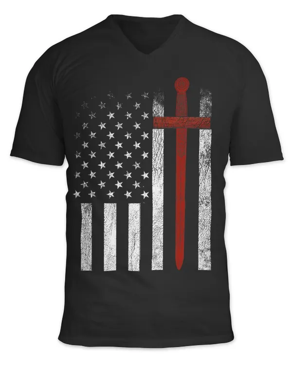 Unisex Jersey SS V-Neck T-Shirt