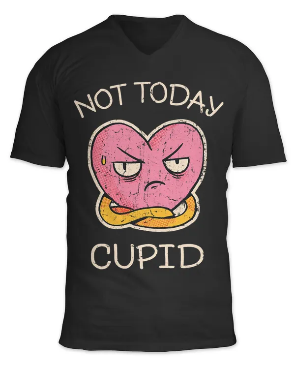 Grumpy Heart Not Today Cupid No Valentine