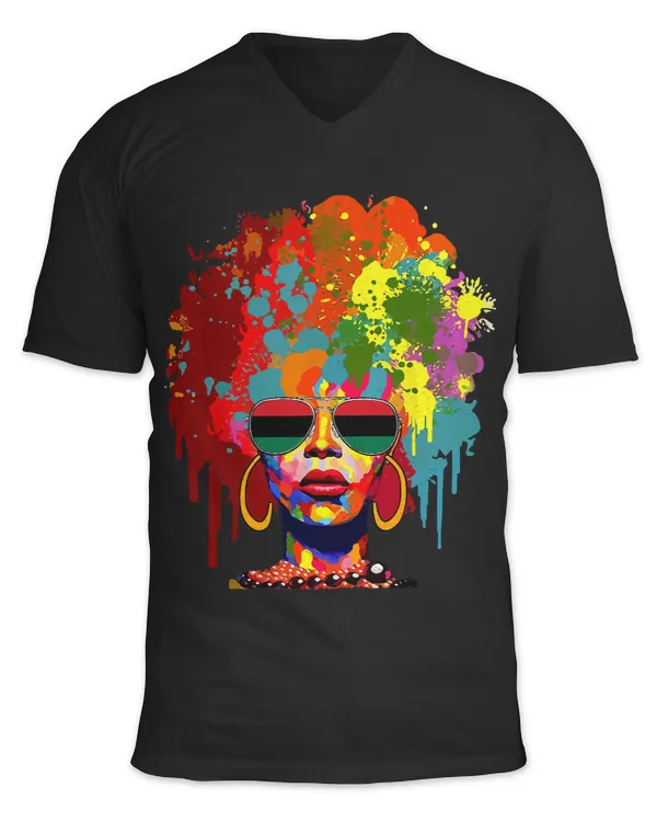 Unisex Jersey SS V-Neck T-Shirt