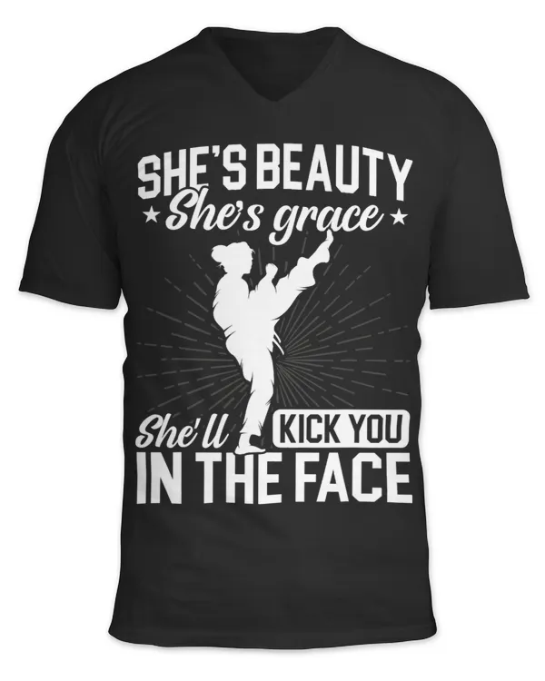 Unisex Jersey SS V-Neck T-Shirt