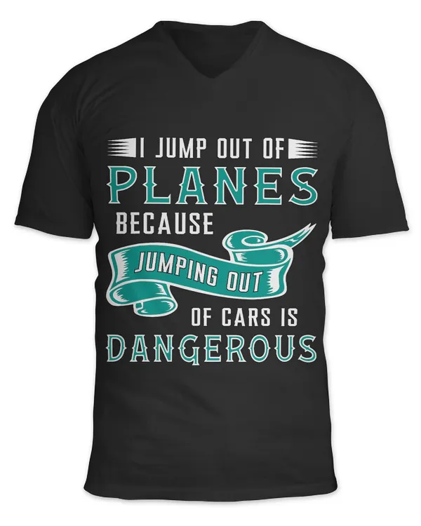 Unisex Jersey SS V-Neck T-Shirt