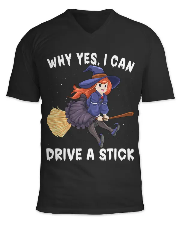 Halloween Witch Whys Yes I Can Drive A Stick Scary Kids