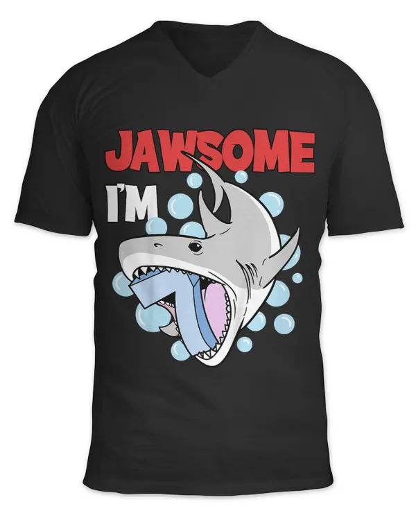 Unisex Jersey SS V-Neck T-Shirt