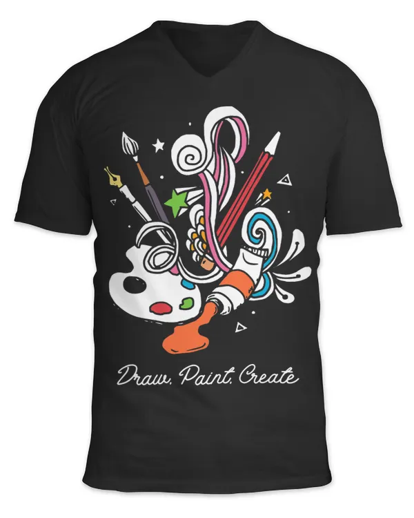 Unisex Jersey SS V-Neck T-Shirt