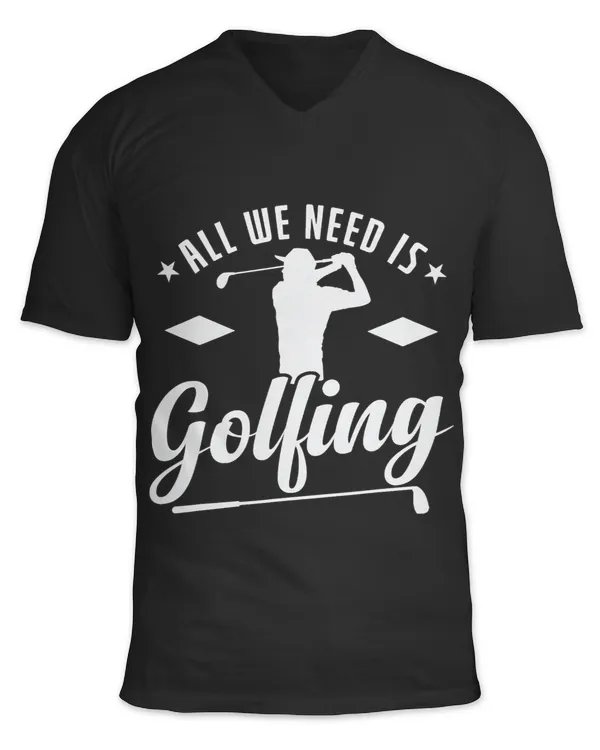 Unisex Jersey SS V-Neck T-Shirt