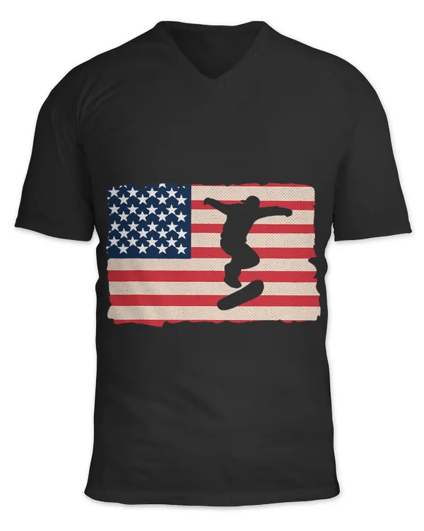 Unisex Jersey SS V-Neck T-Shirt