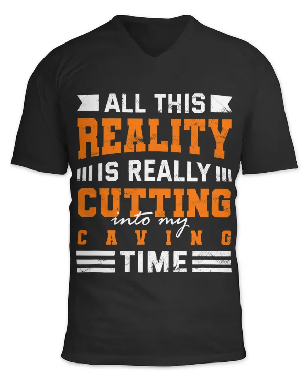 Unisex Jersey SS V-Neck T-Shirt