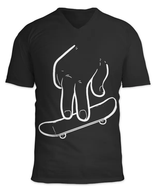 Unisex Jersey SS V-Neck T-Shirt