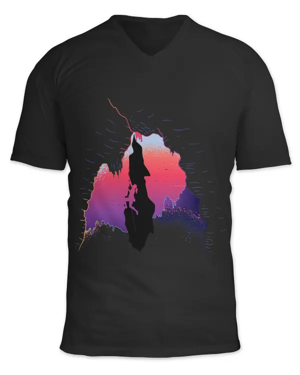 Unisex Jersey SS V-Neck T-Shirt