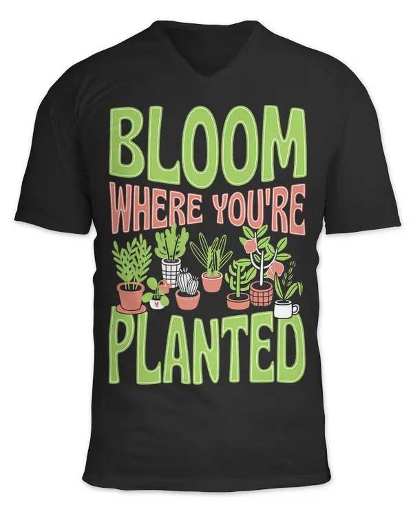 Unisex Jersey SS V-Neck T-Shirt