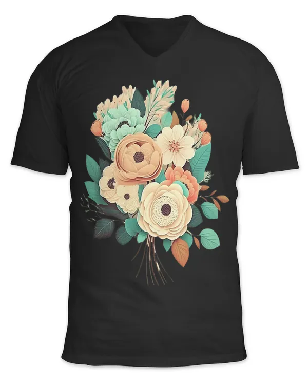 Unisex Jersey SS V-Neck T-Shirt