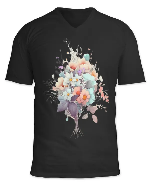 Unisex Jersey SS V-Neck T-Shirt