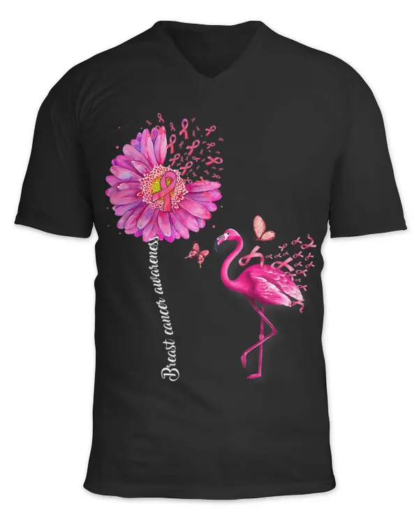 flamigo breast cancer awareness pink sunflower pink ribbon