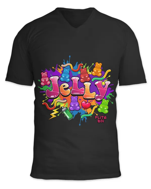 Unisex Jersey SS V-Neck T-Shirt